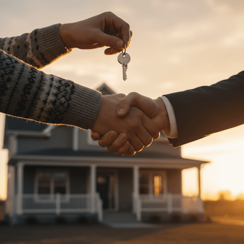 Handshake closing the deal