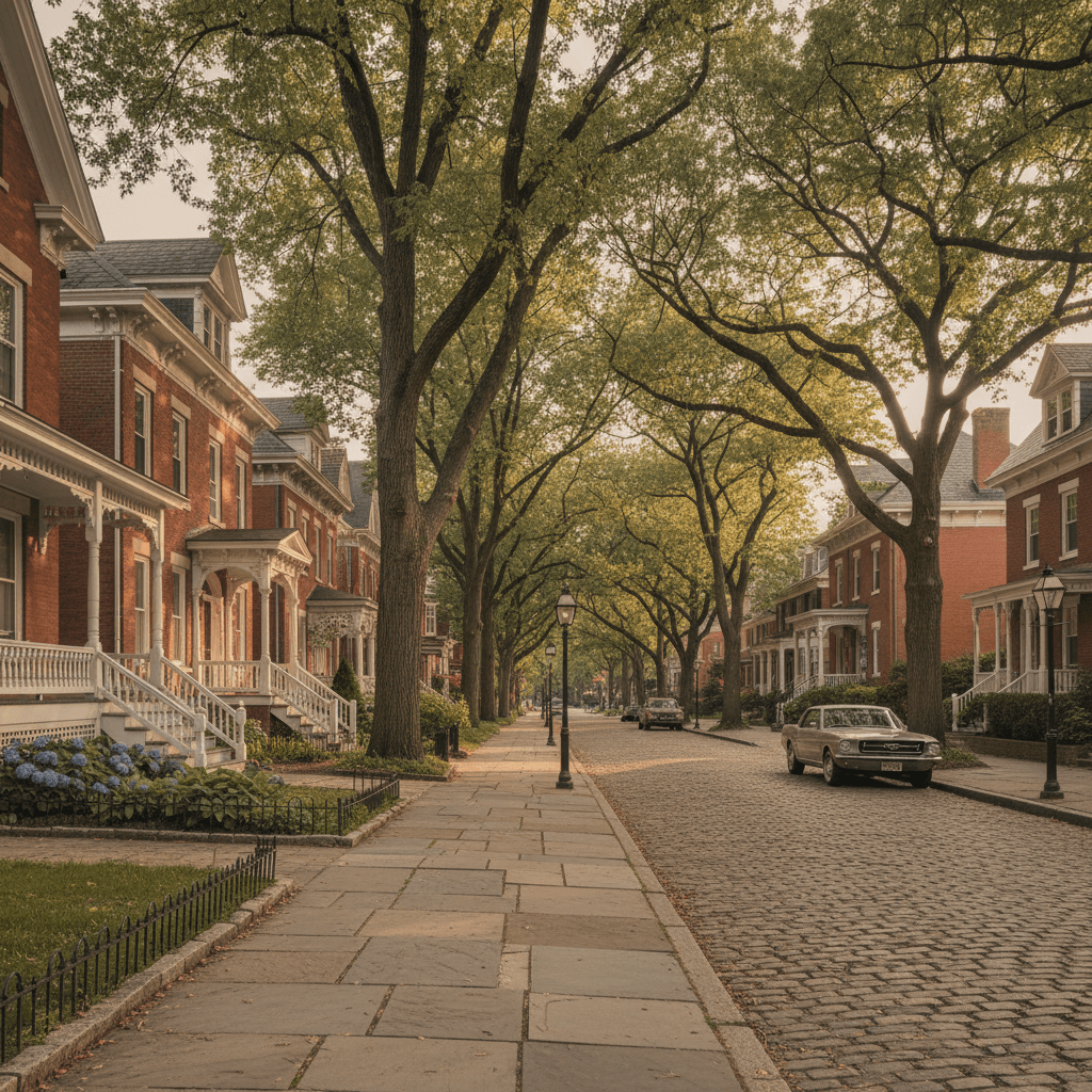 Lehigh Valley neighborhood street