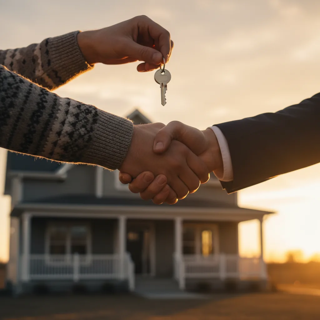 Handshake closing the deal