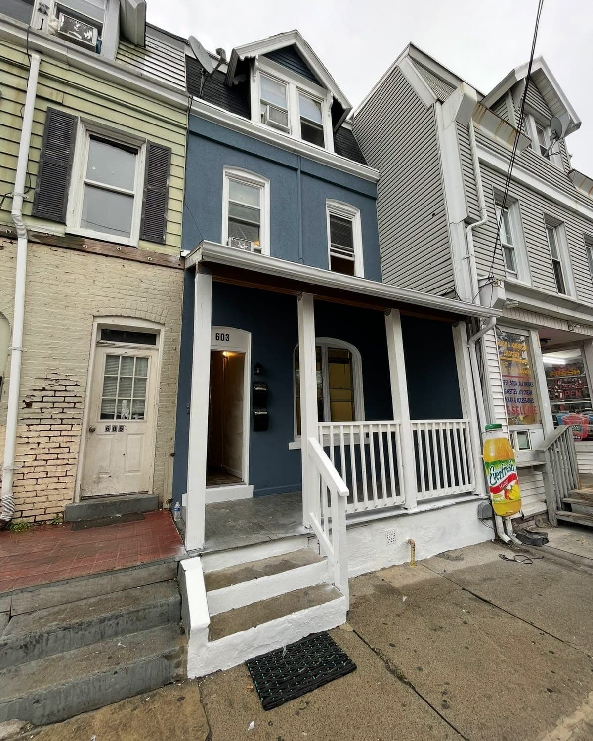 Front of house after renovation — Allentown, PA